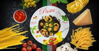 Spaghetti Nero Pesto di Mare