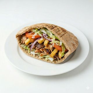 Kebab Con Patatas Dentro