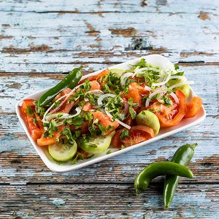 კიტრის და პომიდვრის სალათი