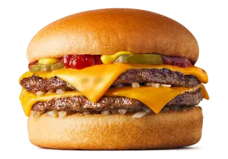 Double cheese burger