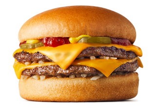 Double cheese burger