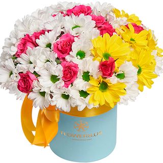 Квіти в коробці "Моє серце"