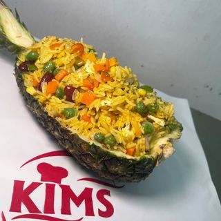 Seafood pineapple fried rice with turkey combo