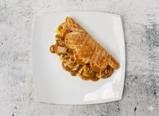 Waffles Con Dulce De Leche (2 Uds.)