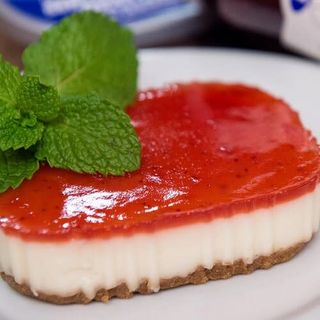 Tarta De Queso Con Fresa