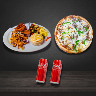 Express Duo : Émincé De Poulet + Pizza Moyenne + Soda