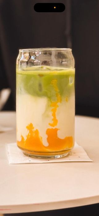 Matcha Latte Glacé Mangue