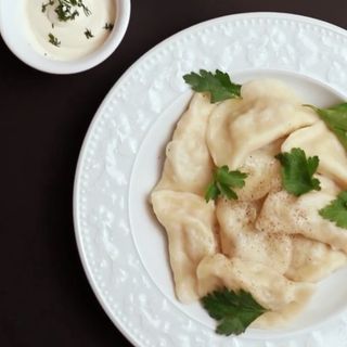 Вареники з картоплею та беконом (200г)