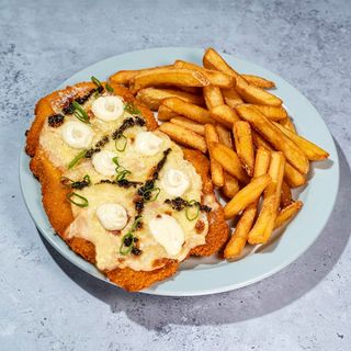 Milanesa de Pollo Cuatro Queso