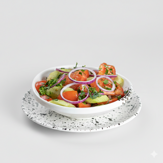 კიტრის და პომიდვრის სალათა