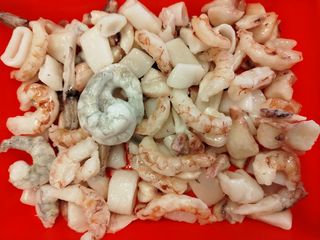 Misto per insalata di mare precotta cottura 5 minuti 500g circa