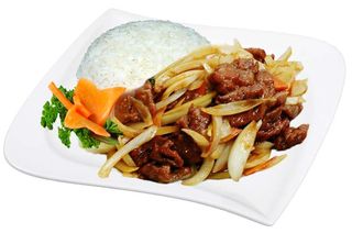 Vita picanta cu orez si legume