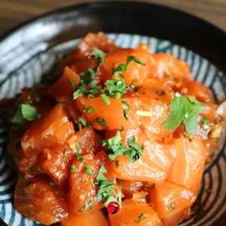 Kimchi de Salmao e Atum