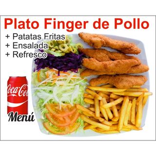 Menú Plato Finger De Pollo