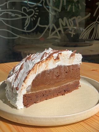 Brownie con Merengue