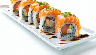 1. Uramaki salmone grigliato