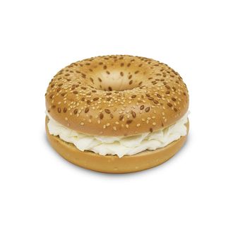 ბეიგელი მდნარი ყველით