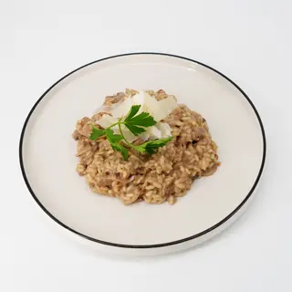 Risotto ai funghi con crema