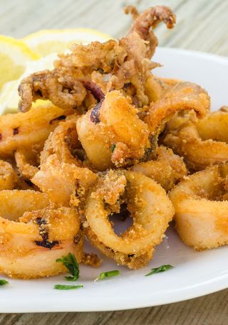 Calamares A La Romana Con Alioli
