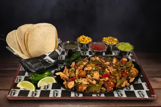 Fajita con pollo