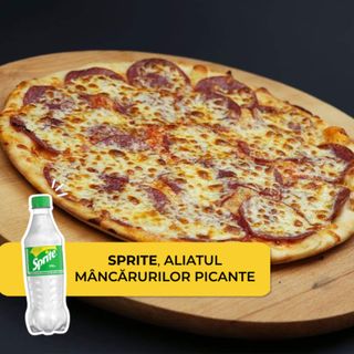 Sprite Meniu cu Pizza Diavola