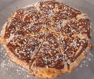 Pizza con Nutella 