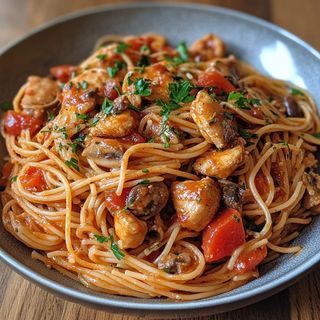 Spaghetti au Poulet
