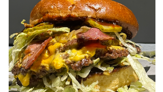 Whisky BBQ smash burger
