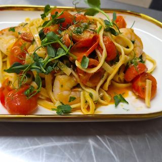 Fettuccine cu creveți