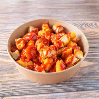 Nuggets BBQ bowl + piće