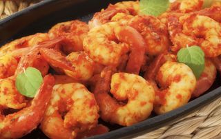 Langostinos tandoori