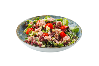 Свежа салата с риба тон