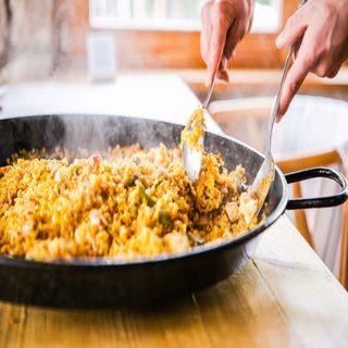 Arroz Seco Con Verduras Y Magro (2 Personas) 