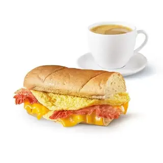 Sub 15" Tortilla con bacon + Zumo