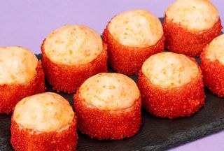 Baked with crab