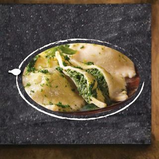 რავიოლი ისპანახით