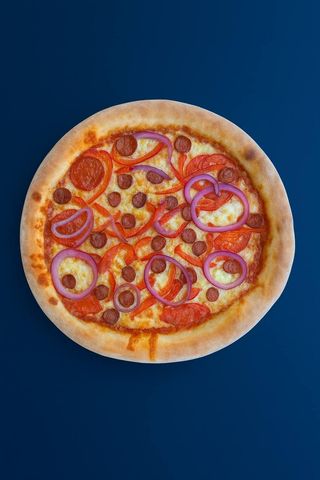 Pizza  cu carne de vițel