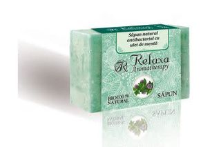 Săpun natural antibacterian cu ulei de mentă