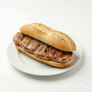 Bocadillo Lomo Con Pan Rústico