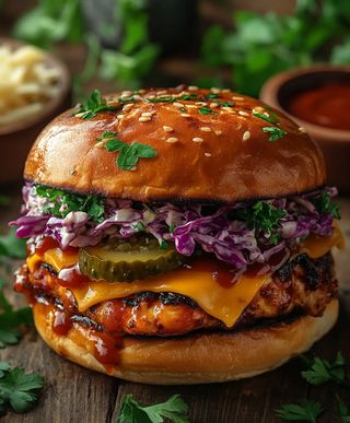 BBQ chicken sandwich