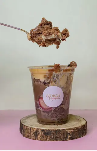 Bolo de pote sem morango
