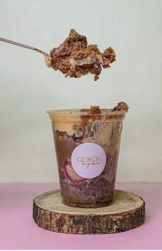 Bolo de pote sem morango