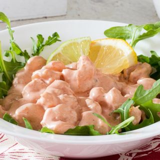 Gamberetti in salsa rosa