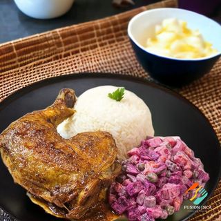 Ensalada Rusa con Pollo al Horno