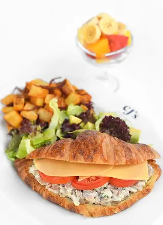 Chicken Salad-Filled-Croissant Combo (7AM - 12PM)