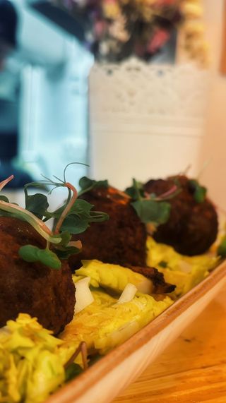 Croqueta de cerdo desmechado (3 uds.)