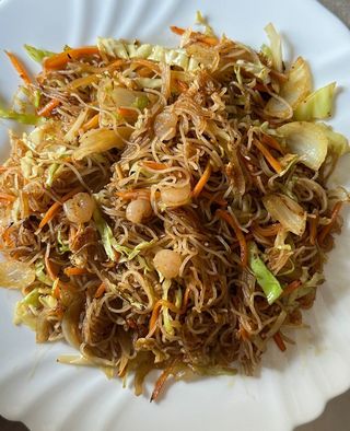 94.Taitei de orez cu creveti si ou