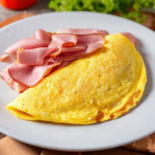 Frittata con prosciutto cotto