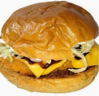 Hamburguesa de pollo BBQ