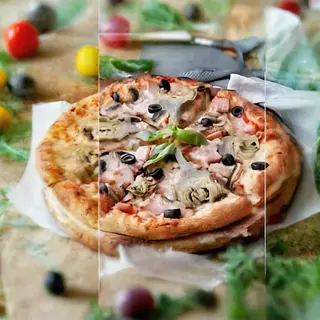 Pizza caprichosa (25 cm.)
